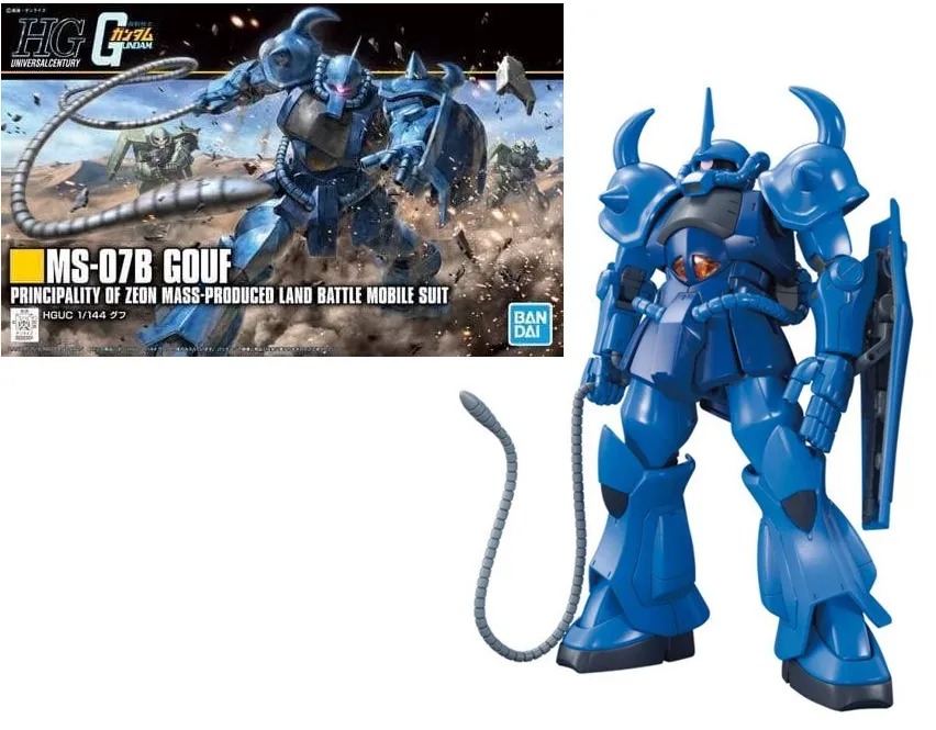 GUNDAM - Model Kit - High Grade - MS-07B Gouf - 1/144
